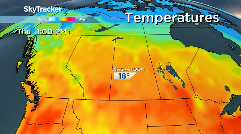 An afternoon high in the upper teens should be reached on Thursday.