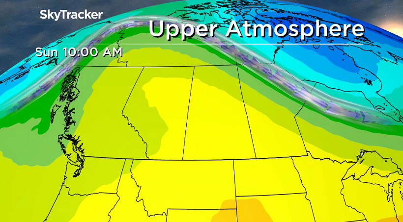 An upper ridge of heat brings back 20 degree temperatures this weekend.