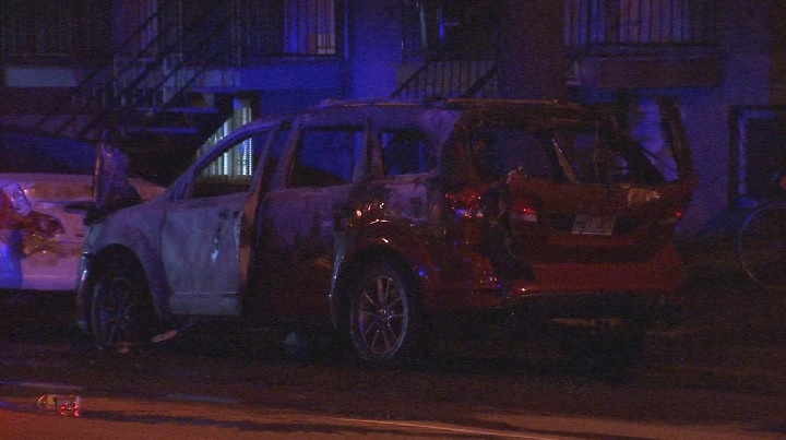 The arson squad is investigating after a vehicle fire overnight. Sunday, May 13, 2018.