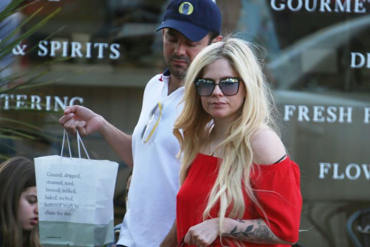 Avril Lavigne was pictured out and about with Phillip Sarofim.