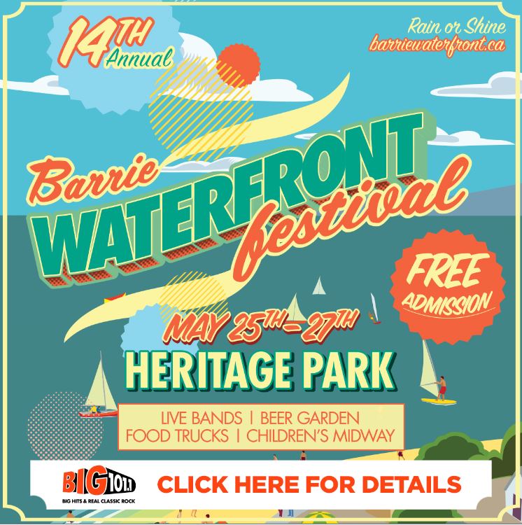 Barrie Waterfront Festival poster.