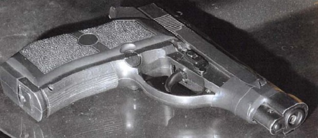 A plastic BB gun seized at the scene of a police-involved shooting in Burnaby in 2015.