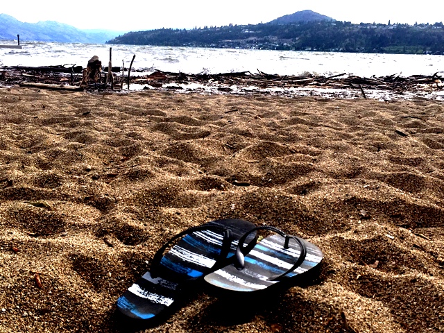FILE. Beach Avenue road end beach in Kelowna.