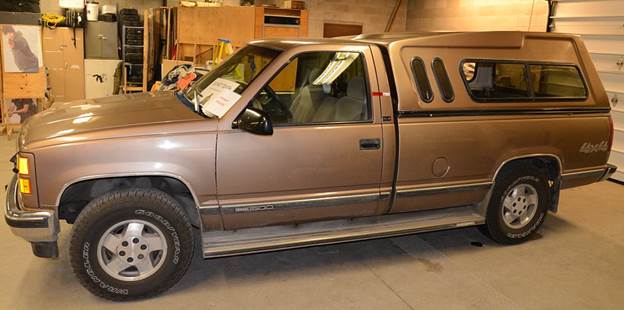 Belleville police released a photo of a truck belonging to a man who allegedly kidnapped and tried to sexually assault a teenage girl.