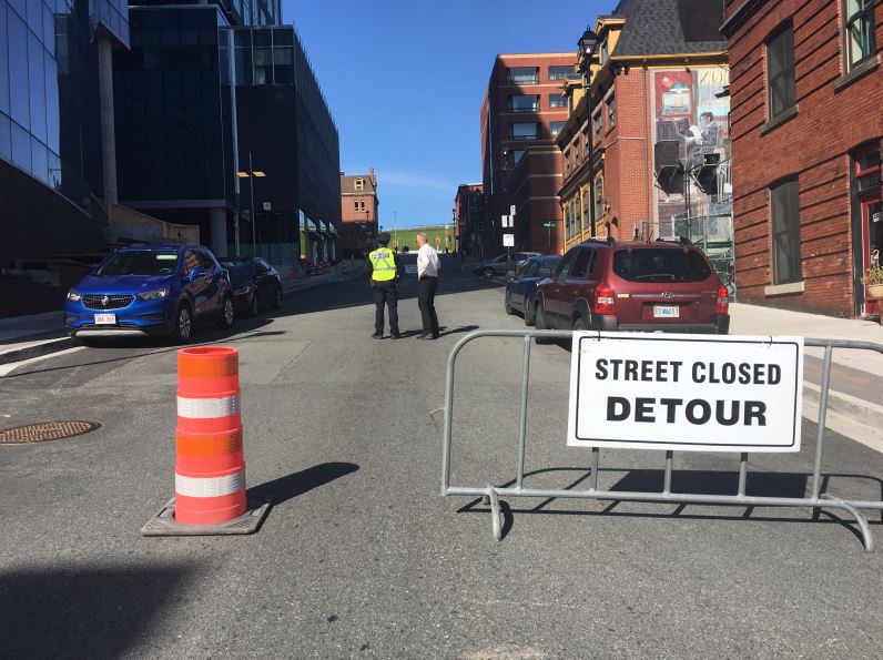 Several roads are closed this weekend due to the Blue Nose Marathon and other races. 