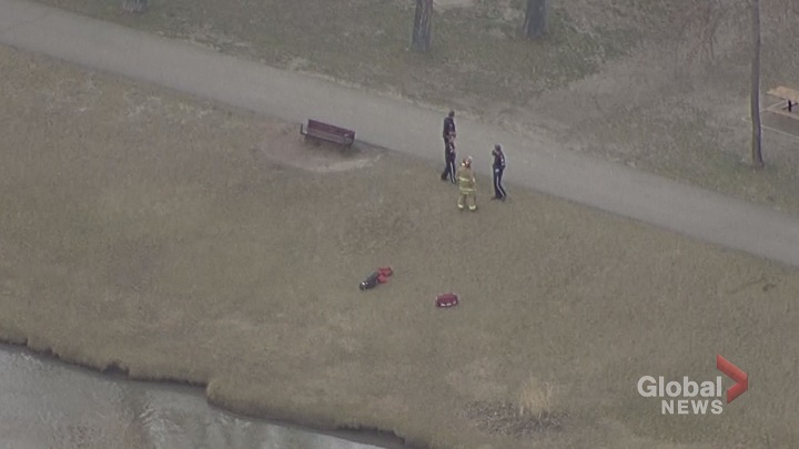 Calgary Police are investigating after a body was pulled from the Elbow River on May 4.