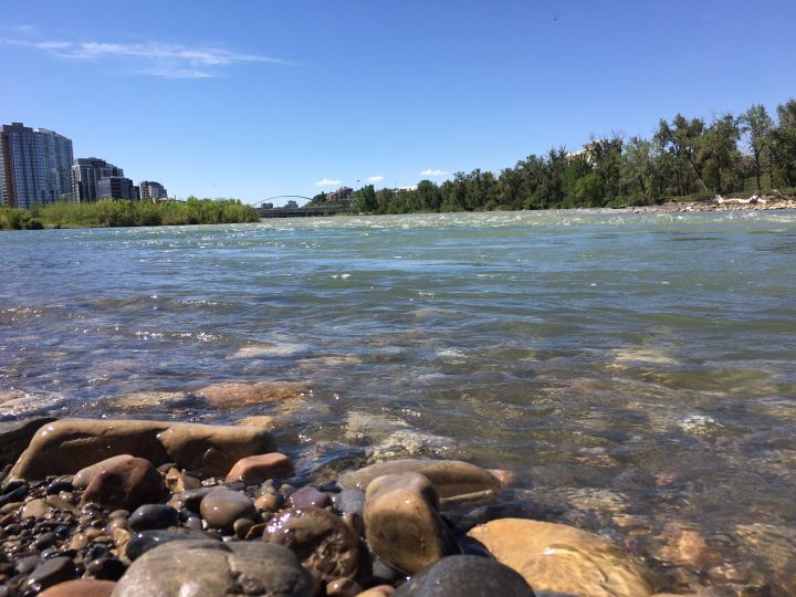 High flow rates prompt boating advisory for Bow River on May 28, 2018. 