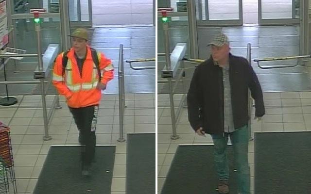 Barrie police are looking for two men in regards to a theft from Canadian Tire. 