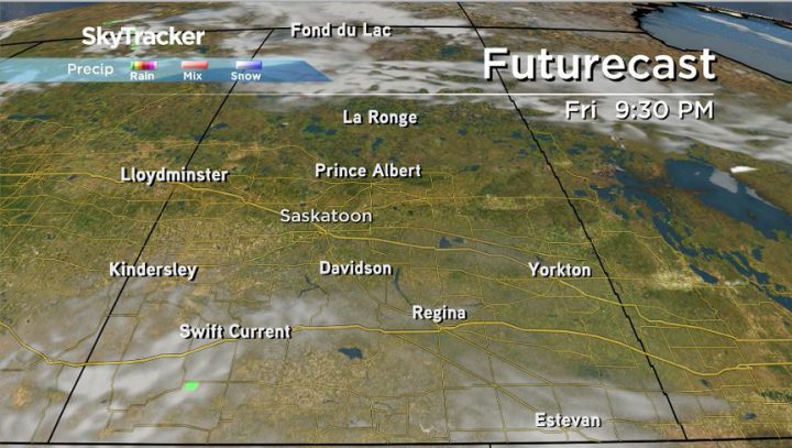 Clouds will clear Friday afternoon, giving way to lots of sunshine for the weekend.