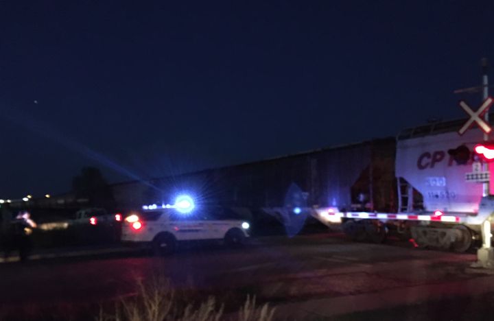 The RCMP are investigating a deadly collision involving a train in Cochrane, Alta. on Friday night.