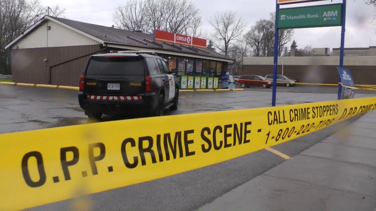 Police are seeking a suspect after a convenience store on Main Street in Colborne was robbed early Thursday morning.