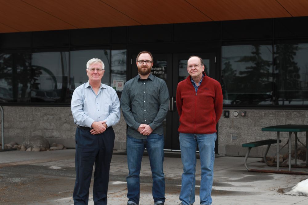 University of Alberta medical isotope and cyclotron facility researchers, Monday, May 14, 2018.