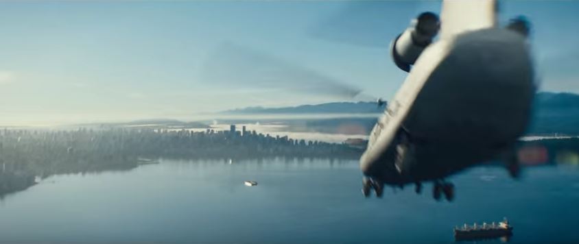 Downtown Vancouver as depicted in Deadpool 2.