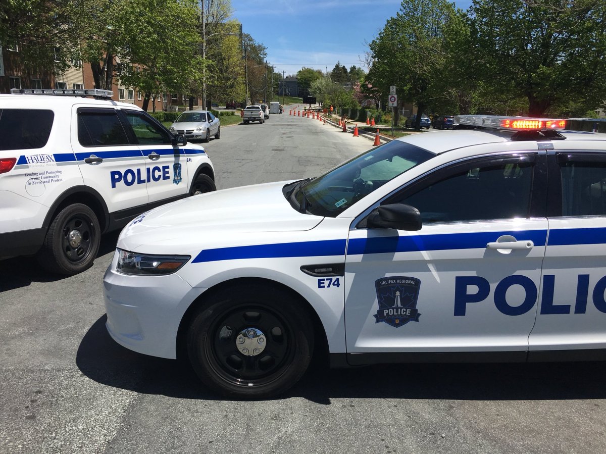 Halifax Regional Police shut down a large chunk of Kennedy Drive on May 31, 2018.