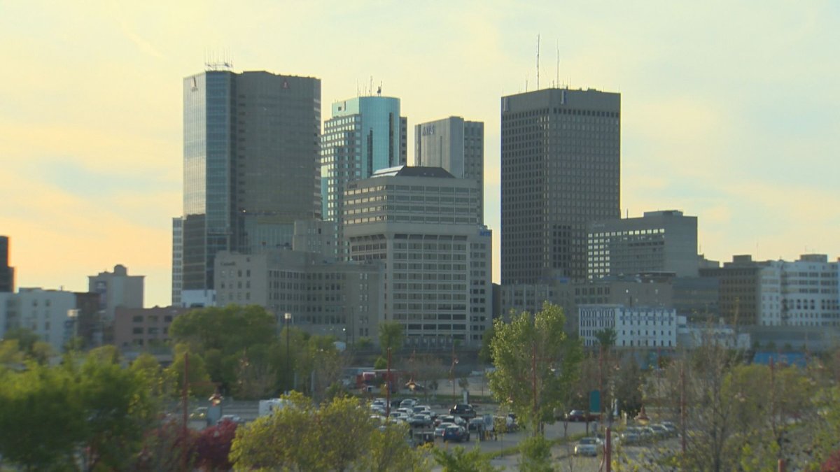 Downtown Winnipeg as seen in this 2018 file photo.