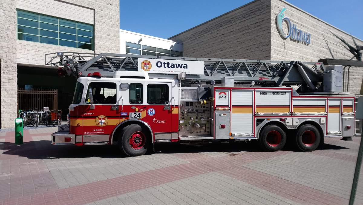 File photo of an Ottawa Fire Services fire truck.