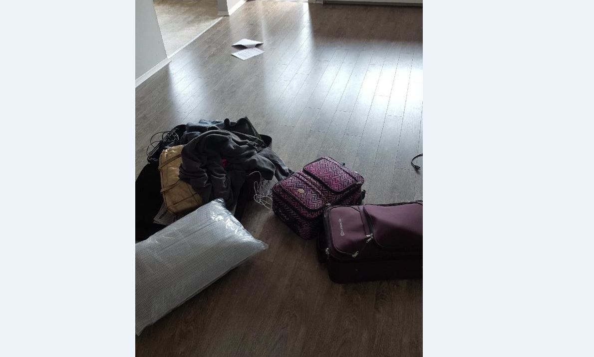 Hannah Harding and her boyfriend were displaced by Saturday’s fatal fire at 81 Primrose St. in Dartmouth. The landlord has put the couple up in another building temporarily, but they do not have their belongings.