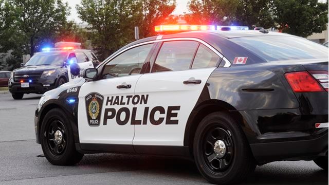 Halton police are investigating an armed robbery at a cell phone store in Milton.