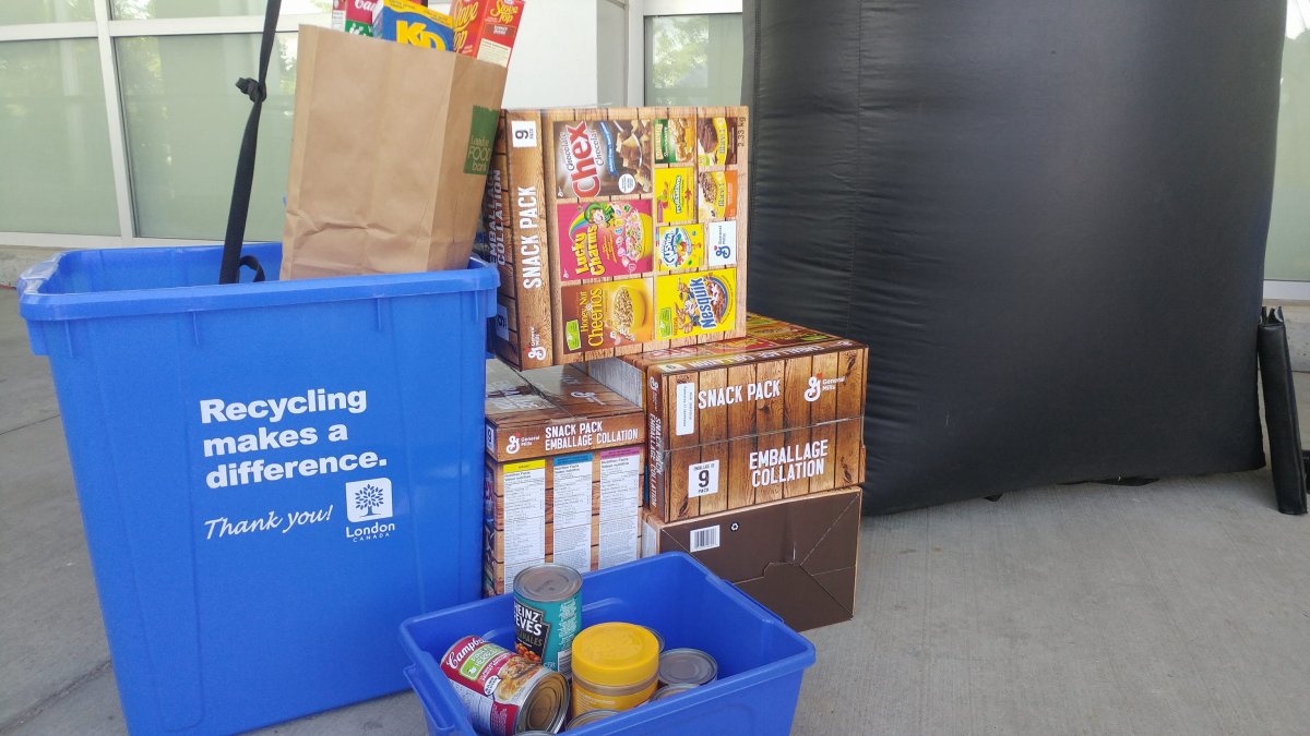 The London Food Bank kicks off 24th annual London Cares Curb Hunger Campaign.