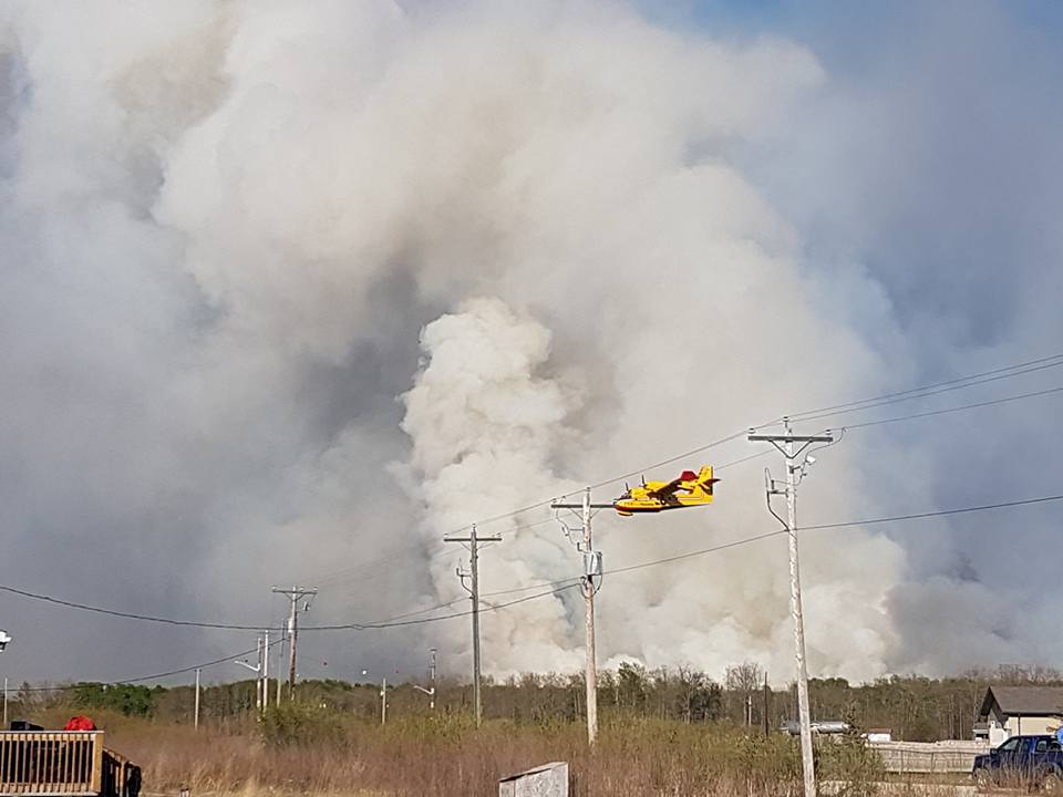 Close to 500 have been evacuated from Sapotaweyak Cree Nation as crews continue to battle a forest fire nearby.