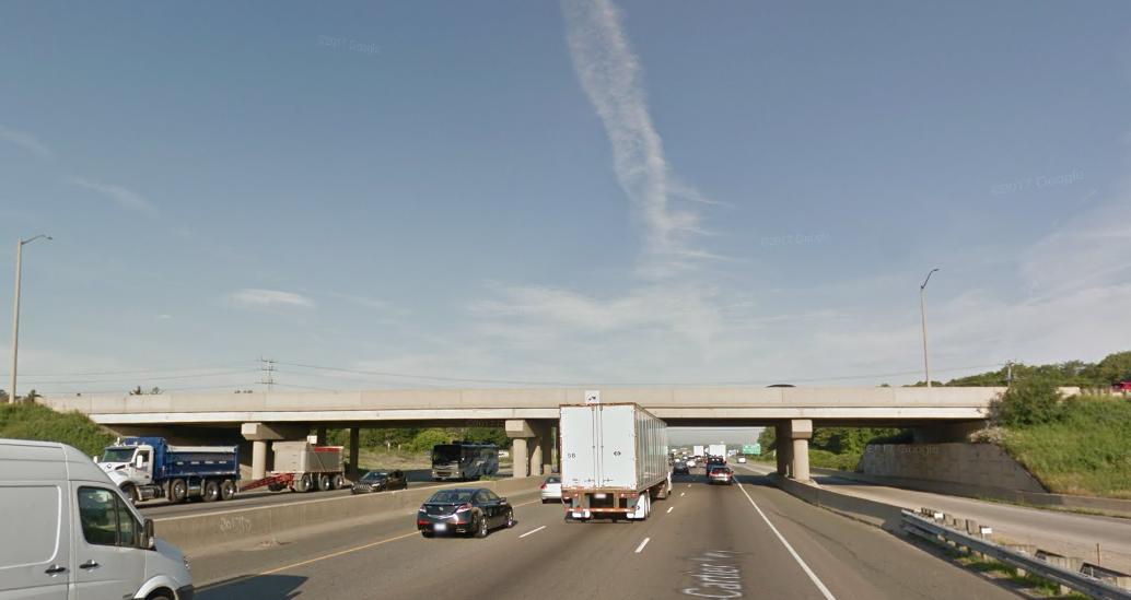 The Franklin St. bridge.