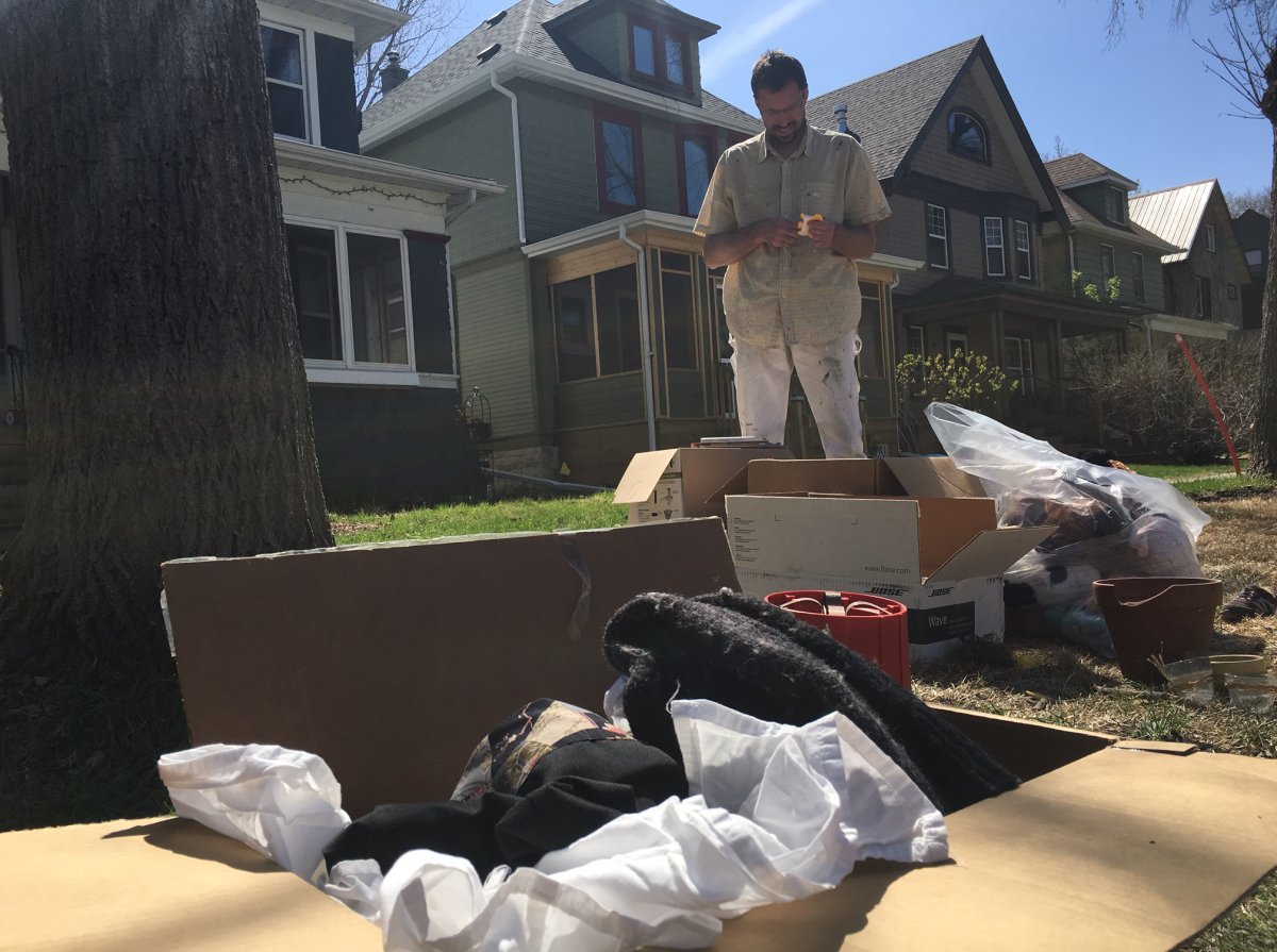 Free items were out in the Wolseley neighbourhood on Saturday.