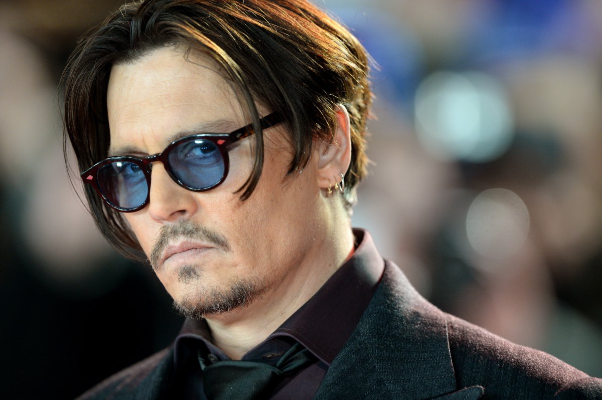 Actor Johnny Depp attends the UK Premiere of "Mortdecai" at Empire Leicester Square on January 19, 2015 in London, England.