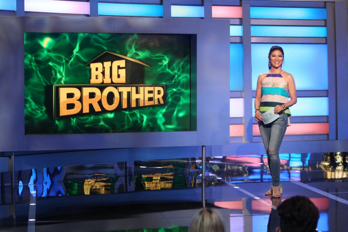 Julie Chen hosts the live eviction on 'Big Brother' season 19.