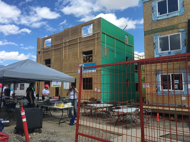 New Calgary Habitat for Humanity project under construction in Bowness.