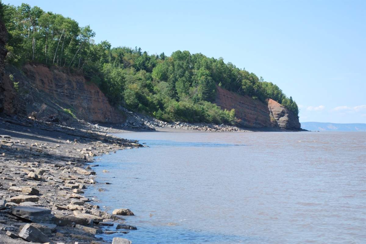 Blue Beach, near Nova Scotia's Annapolis Valley, is shown in a handout photo.