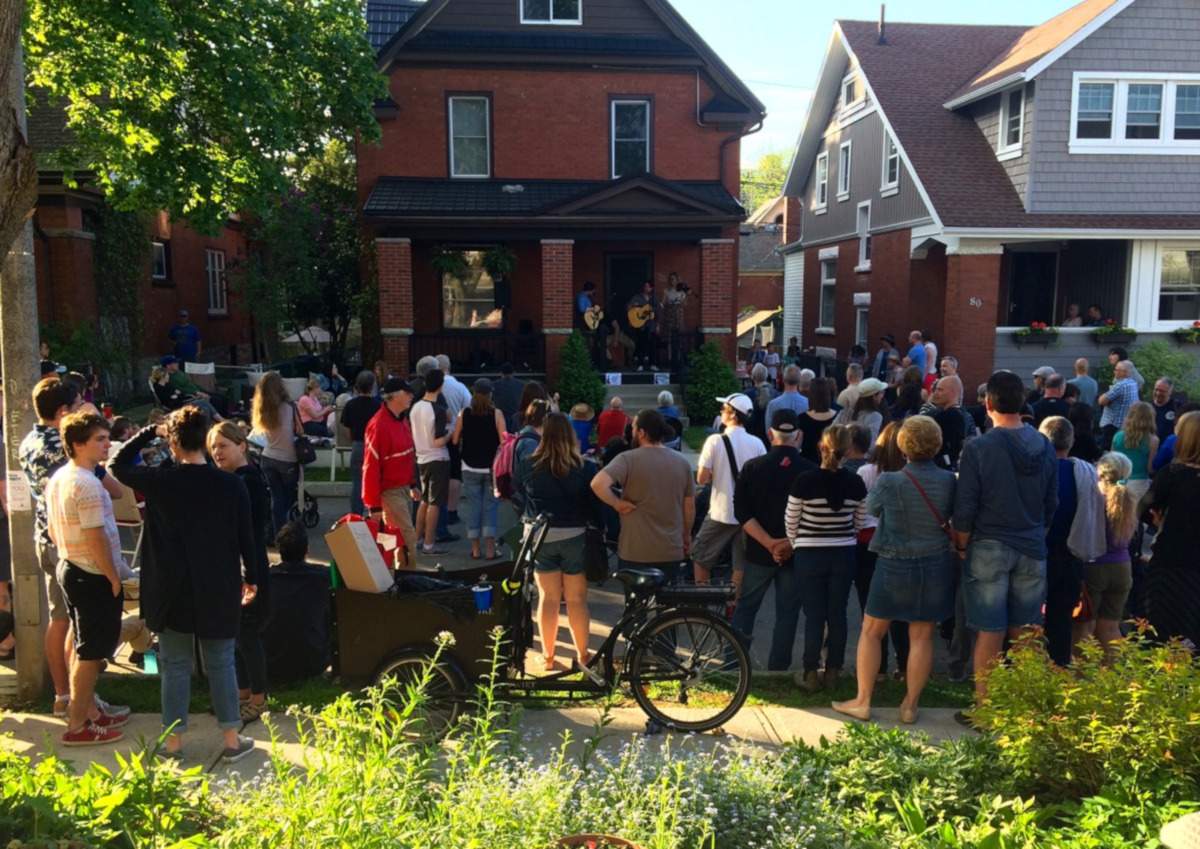 Hohner Avenue will close for the porch party.