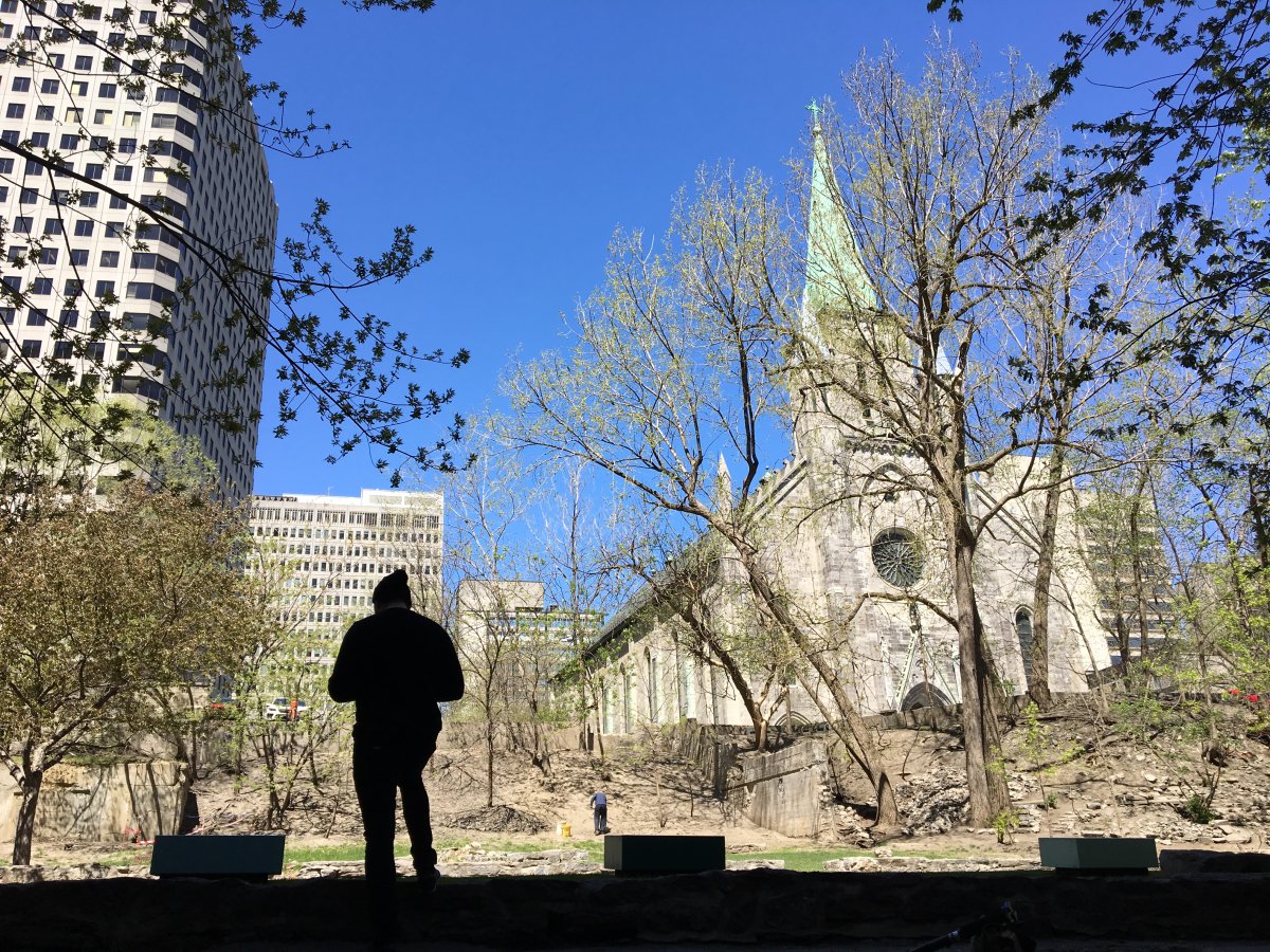 A portion of the green space south of St. Patrick's Basilica has been sold to HEC,  Université de Montréal’s business school. 