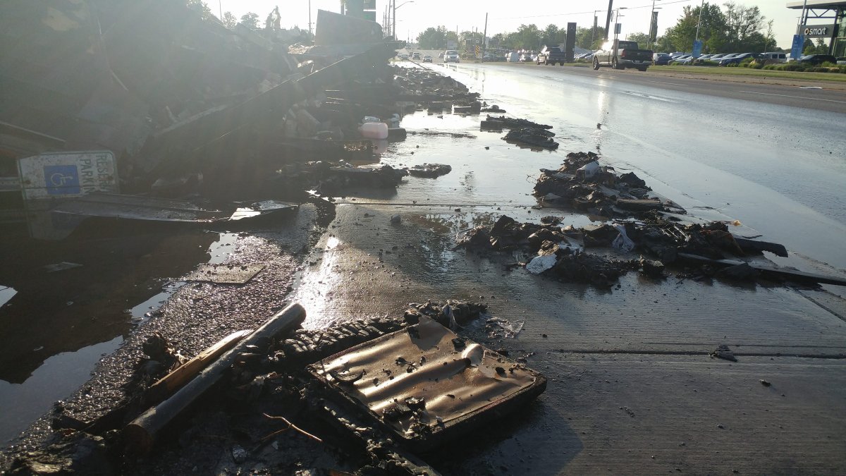 Only rubble remains after massive fire at old Hook’s restaurant