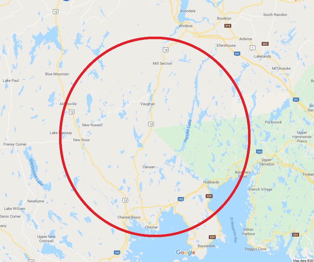 Police say Timothy Wells went missing along Highway 14 of Vaughan, N.S.