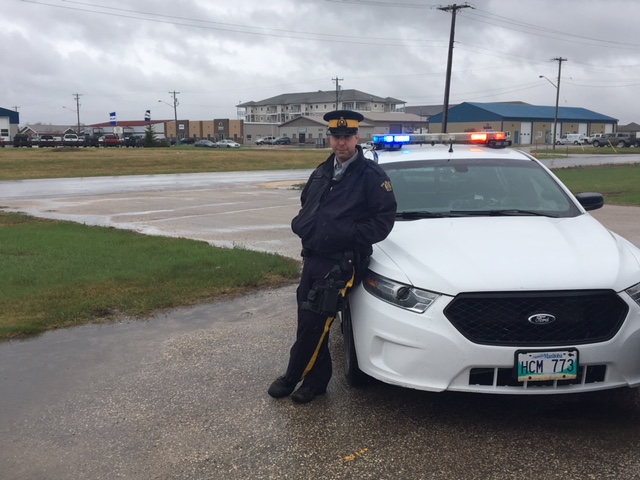 Const. Adam Reid speaks about his experience as a victim of a fatal crash on Highway 10 in Manitoba.