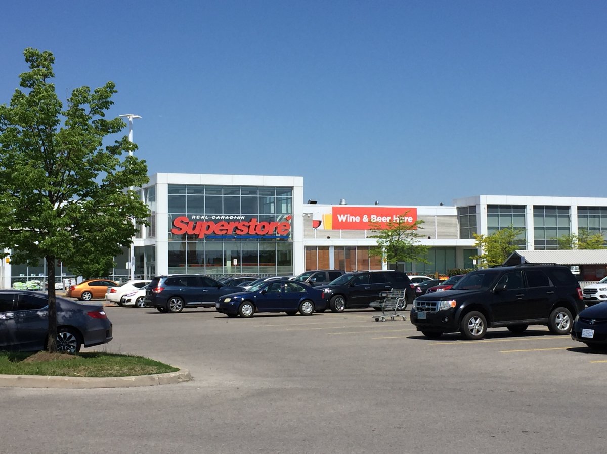 Durham police say Monday's shoplifting incident happened at the Whitby Real Canadian Superstore on Taunton Road West. 
