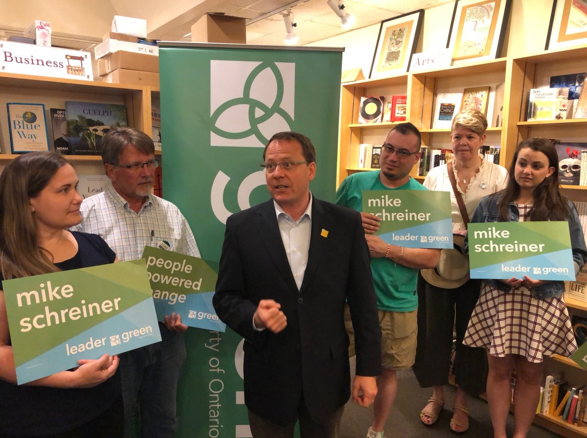 Ontario Green Party Leader addresses his plan for small businesses in Guelph. 