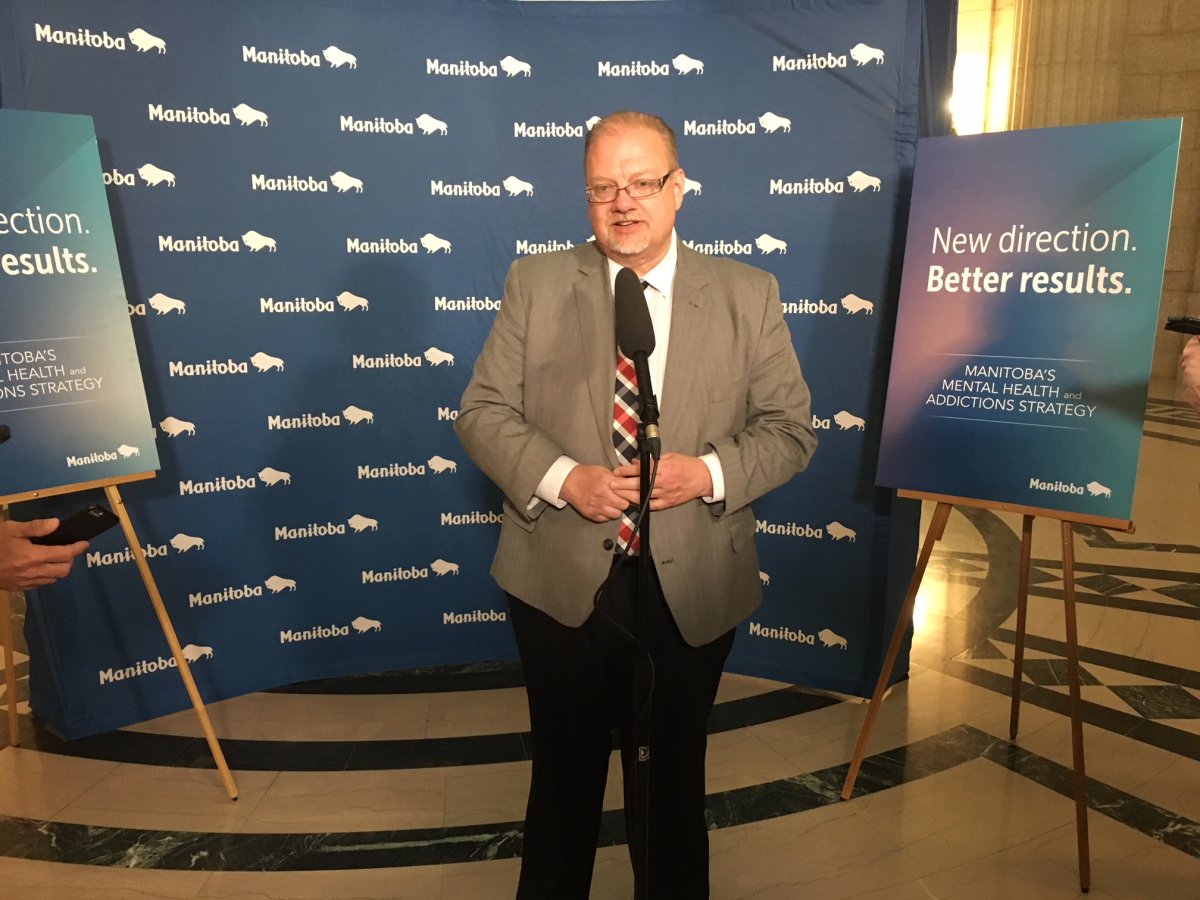 Manitoba Health Minister Kelvin Goertzen spoke about the Virgo report at the Legislature Monday.