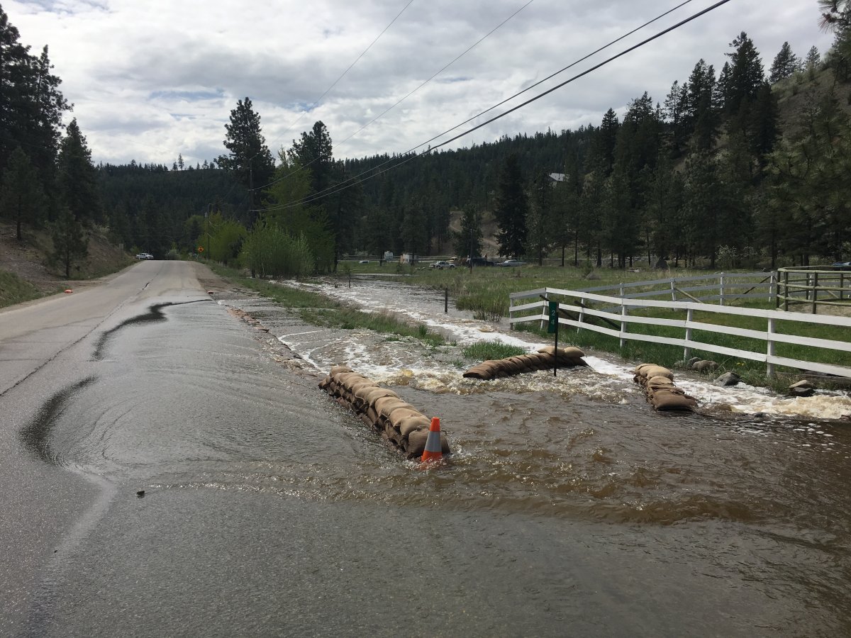 ‘This is unprecedented, it’s almost biblical’: Flooding near Summerland prompts evacuation alert - image