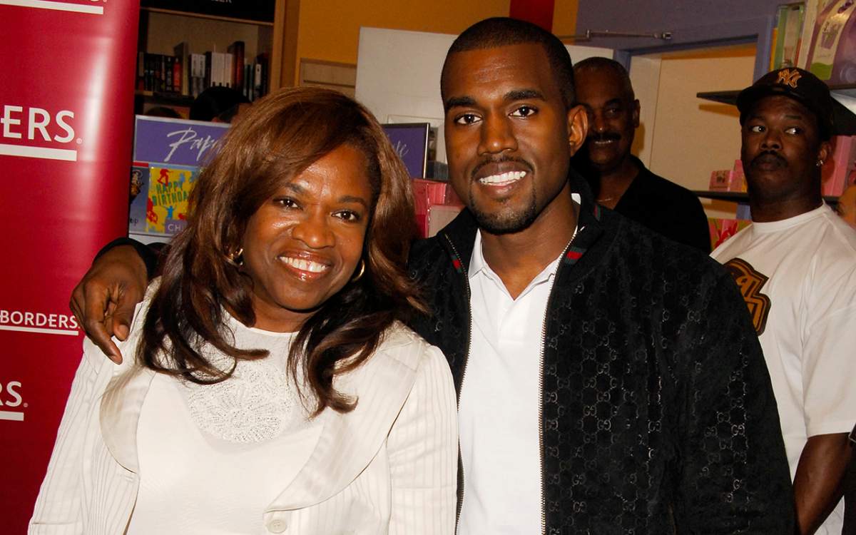 Donda West (L) and her son Kanye West attend the Donda West 'Raising Kanye' Book Signing at Borders June 06, 2007 in New York City.