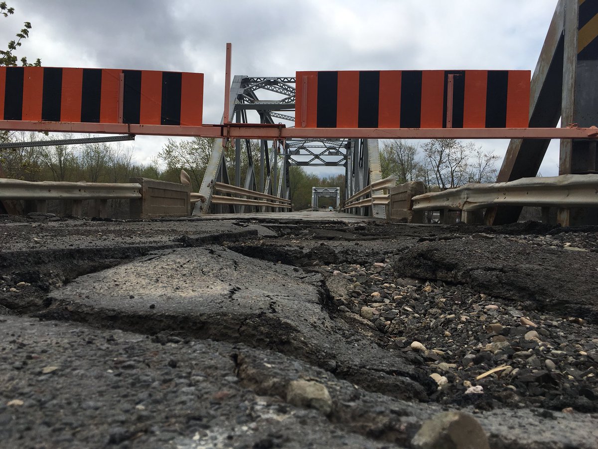 The 'twin bridges' in Lakeville Corner sustained damage during the spring 2018 flood.