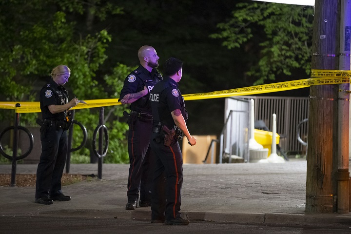Toronto police say a man is in critical condition after a stabbing in Toronto's east-end. 