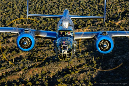 Maid in the Shade - a B-25 Mitchell Bomber will be among the Second World War aircraft on display at the Peterborough Airport this summer.