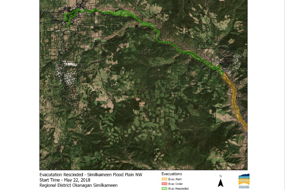 South Okanagan evacuation alerts rescinded - image