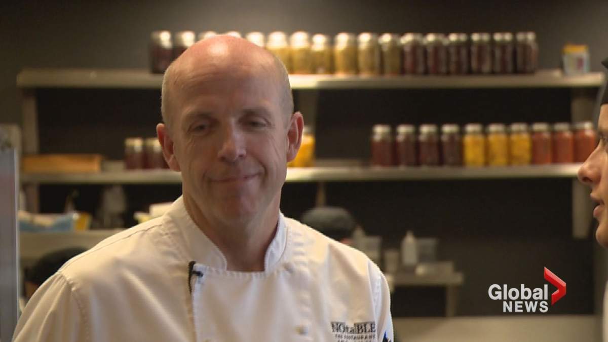 Calgary chef Michael Noble is facing one count of sexual assault.