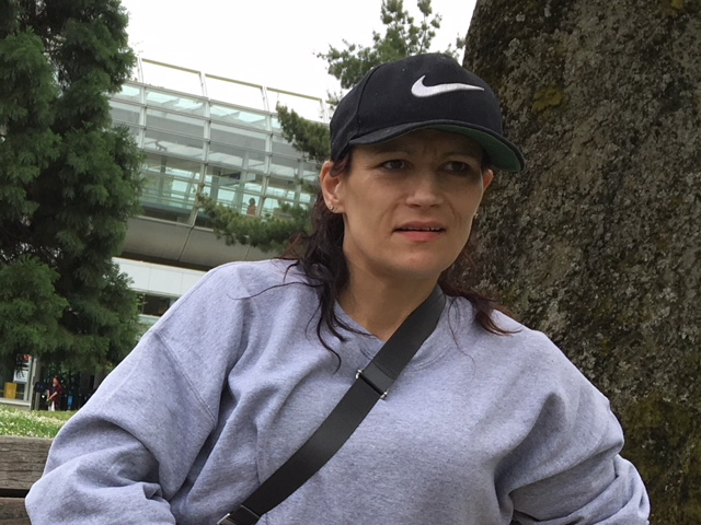 Mollie, a witness to the shooting of a pregnant woman in Vancouver on May 18, 2018.