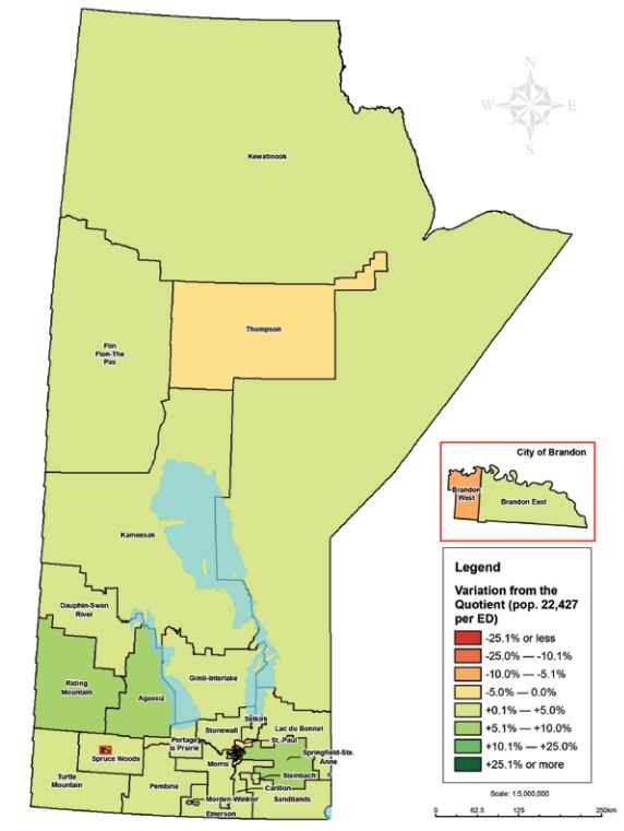 Manitoba County Map