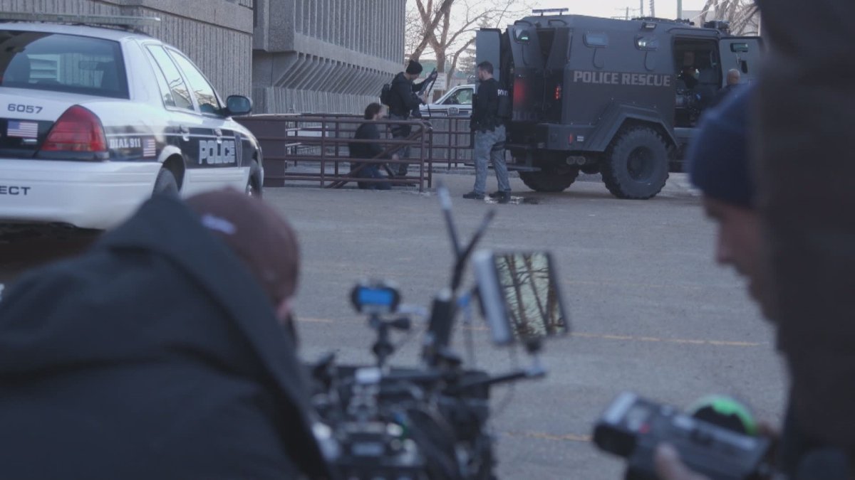 Winnipeg Police Service's armoured vehicle was used in the filming of Nomis. 