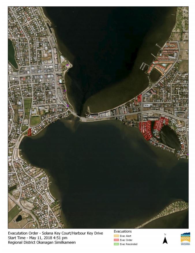 B.C. flooding map 2018: A look at the flooding areas around the province - image