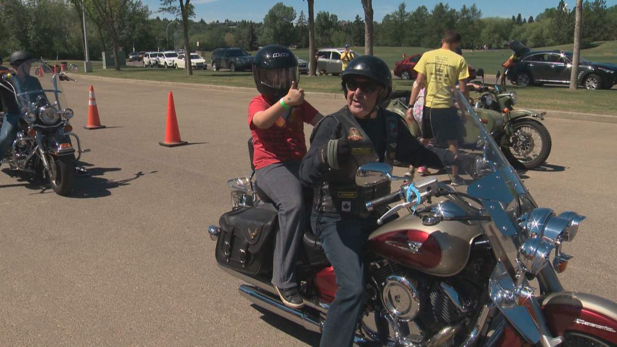 Hundreds ride in Parade of Heroes Saturday in Hawrelak Park.